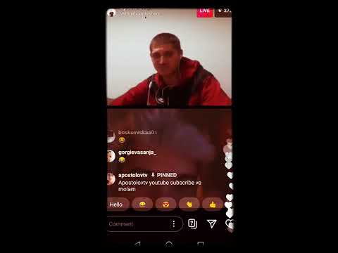 Live stream insta dusan paunovski BABUS UDARRR... portezi😂😂😂😂