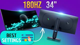 Best Settings Dell Alienware AW3425DWM ⚙️ 34″ WQHD 180Hz VA Curvo con HDMI 2.1