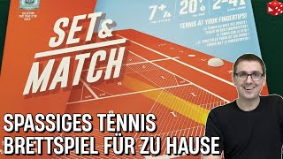 Set and Match - gelungenes Arcade Tennis Spiel für den Spieltisch