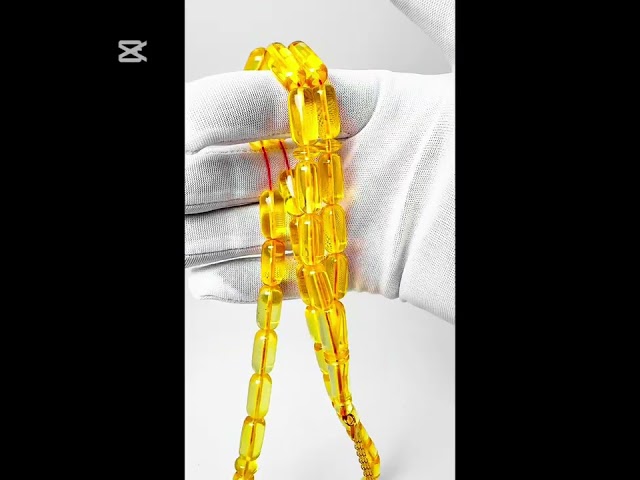 قوافل سبحة كهرمان بلطيقي طبيعي