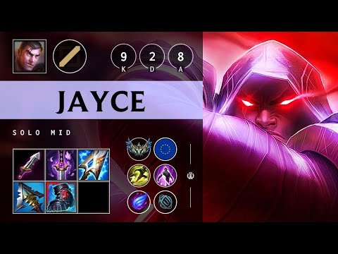 Jayce Mid vs Ryze - EUW Challenger Patch 25.21