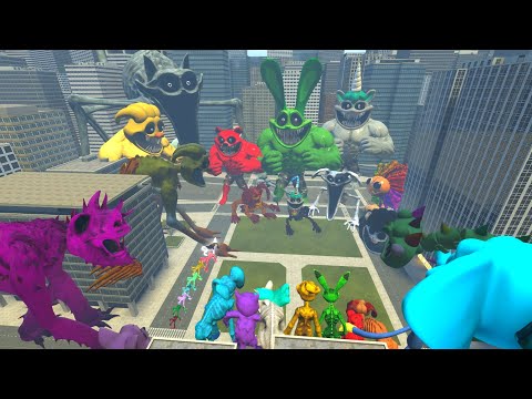 HUGGY WUGGY And CATNAP FROM POPPY PLAYTIME CHAPTER 3 THE GOLDEN CITY! | Garry's mod