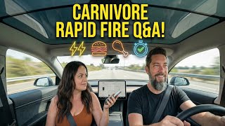 Fast food, coffee, fasting \\ Carnivore Q+ A in the van 