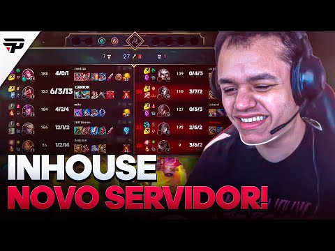 CARIOK DESTRUIU no INHOUSE DE GRAVES! SUPER SERVIDOR BRASILEIRO