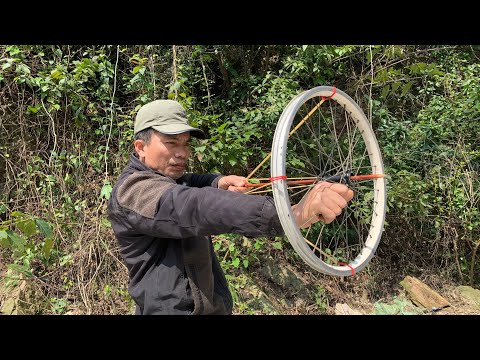 DIY Slingshot - Creative Idea To Make Powerful Bicycle wheel Slingshot Rifle