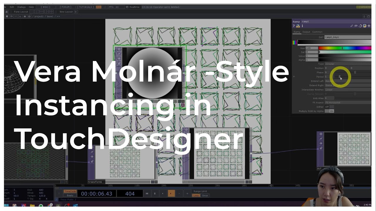 Vera Molnar Style Instancing in TouchDesigner - TouchDesigner Tutorial 093