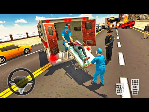 City Ambulance Driver Sim - Emergency Rescue 3D - Android Gameplay