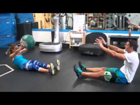 Medicine Ball Sit Up/Overhead throw