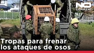 Japón despliega tropas para ayudar a frenar los ataques de osos