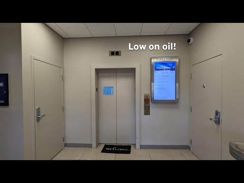 Low on oil! Otis 211M hydraulic elevator at The Magassy Building in McLean VA