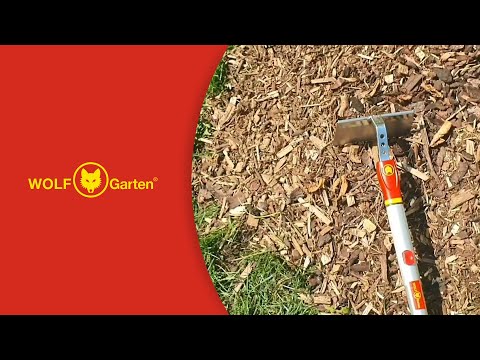 Wolf Garten kauptukas ravėtuvas multi-star® Draw Hoe 15cm HW-M 15 (be koto) video