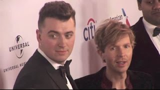SAM SMITH meets BECK at Grammy Awards afterparty