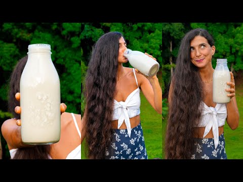 Best Plant-based High Protein Almond Milk Recipe 🥛🌱 Homemade, Sweet, Creamy, Dairy-free, & Raw Vegan