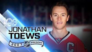 Jonathan Toews captained Chicago to three Cup wins