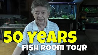 What She Keeps in Her Fish Room after 50 Years in the Hobby