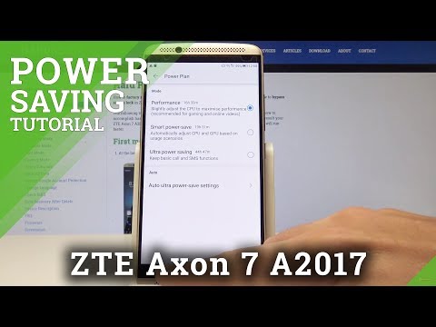 How to Save Power in ZTE Axon 7 A2017 - Battery Saver Tutorial