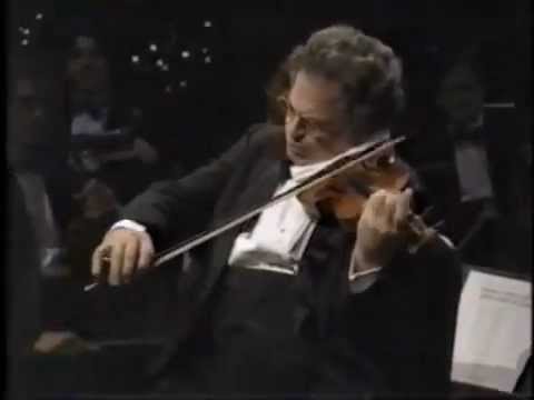 Itzhak Perlman plays Schubert's serenade accompanied by Rohan de Silva on the piano