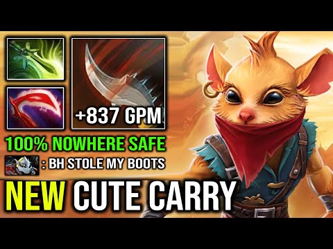 WTF Roaming Carry BH 100% Nowhere is Safe with 837 GPM Armor Reduct Desolator Dota 2