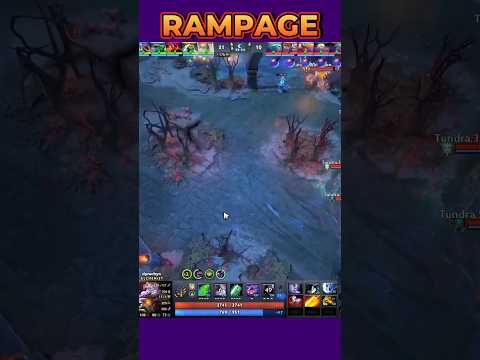 Tiny goes wild rampage #dota2