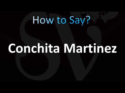 How to Pronounce Conchita Martinez (CORRECTLY!)