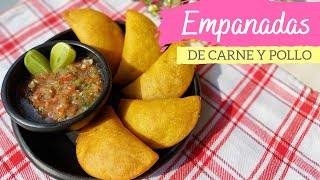 Download lagu EMPANADAS COLOMBIANAS de carne y pollo🥟 (Con harina PAN) Receta fácil✅ mp3