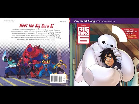 Big Hero 6 Read Along Storybook - Disney Robot Books for Kids