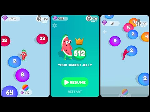 Jelly Man 2048 Mobile Gameplay Android