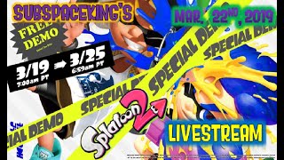 Soblogz Net Splatoon 2 à¤® à¤« à¤¤ à¤'à¤¨à¤² à¤‡à¤¨ à¤µ à¤¡ à¤¯ - special demo week welcome newbies nso code giveaway splatoon 2 livestream with subspace