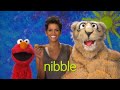 Nibble Word On Sesame Street Throwbacktvmovies Sesamestreet Elmo Halleberry Throwbacktvmovies