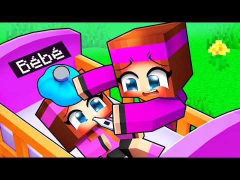 Mon bébé est malade sur Minecraft !