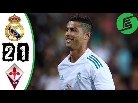 Real Madrid vs Fiorentina 2-1 - Extended Highlights & Goals - 23 August 2017[Football]