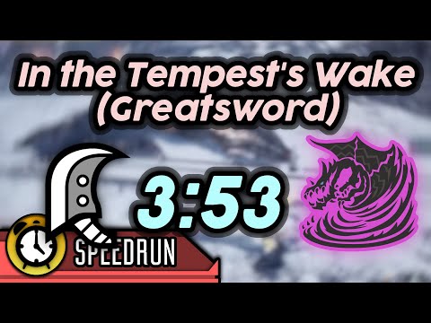 In the Tempest's Wake - GS Speedrun in 3:53 (Sealed Feystone Quest, Day One) | MHW Iceborne