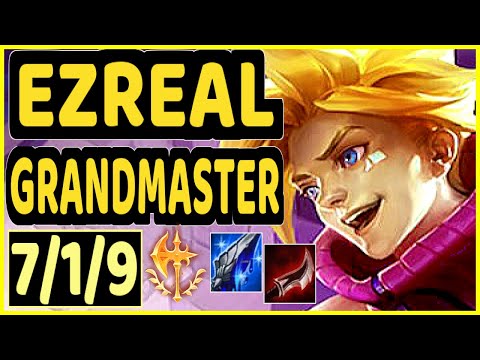 NIXERINO (EZREAL) - 7/1/9 KDA BOTTOM ADC GAMEPLAY - EUW Ranked GRANDMASTER