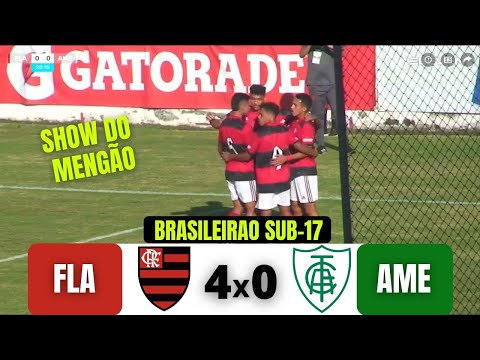 Gols e melhores lances de Flamengo x América-MG