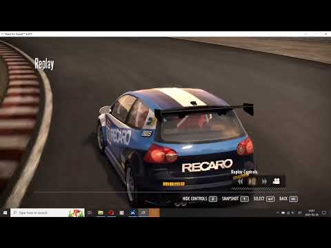 Need For Speed Shift 1 Best Replays 87 Autopolis GP Volkswagen Golf GTI #3 Kurapka Lindell