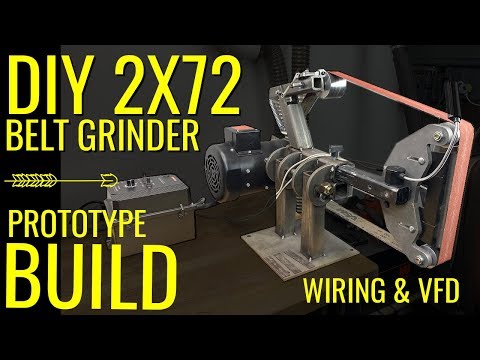 DIY 2x72 Belt Grinder Build - Wiring & VFD