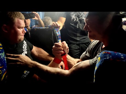 Devon Larratt vs Kamil Jablonski in the school bus after KOTT 12 right arm