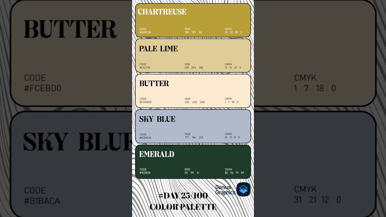 Day25 Color Palette #colorpalette #colors #day25 #graphicdesign