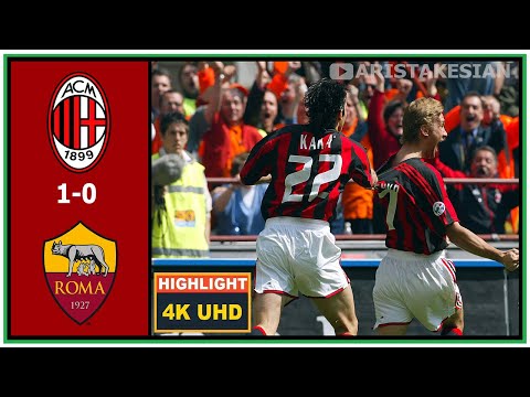 AC Milan v AS Roma: 1-0 Série A 2003-04 (SCUDETTO) HD