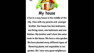My House  ||  Learn and Speak English💬🌍✨📚