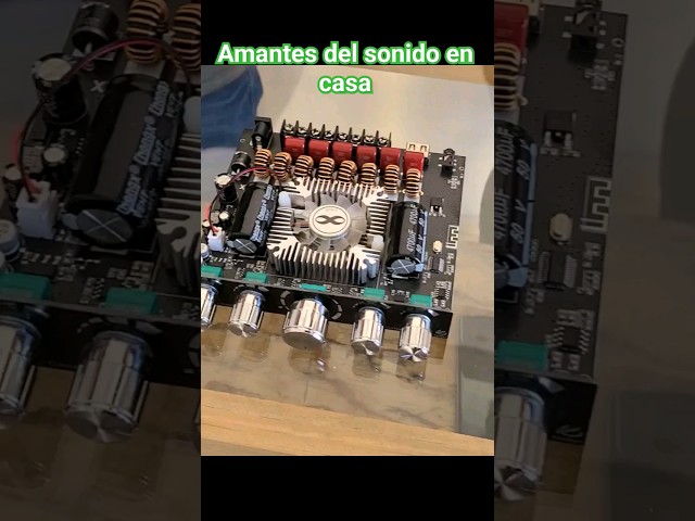 Vídeo relacionado con Placa Amplificadora de Audio, Amplificador de Audio de 2 Canales AMP 15W + 15W Tablero Amplificador Digital Estéreo Clase D DC 12V