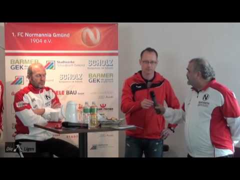 Pressekonferenz - Oberliga BW -  1. FC Normannia Gmünd - Balinger SC
