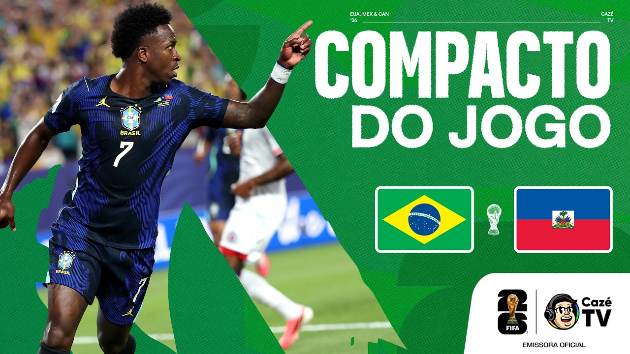 COMPACTO: BRASIL X HAITI | COPA DO MUNDO FIFA™ 2026 | 2ª RODADA | FASE DE GRUPOS