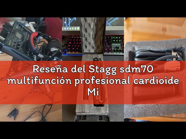 Vídeo relacionado con Stagg sdm70 multifunción profesional cardioide Micrófono dinámico