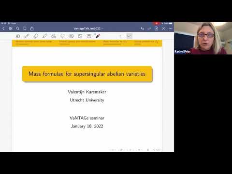 Valentijn Karemaker, Mass formulae for supersingular abelian varieties