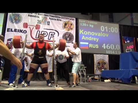 2012 IPF World Championship Andrey Konovalov 460 kg Squat