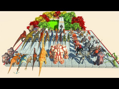 All Units The Challenge of Overcoming the Deadly Path - Animal Revolt Battle Simulator