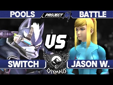 Olympus - Switch (Wolf) vs Jason Waterfalls (Zero Suit Samus) - PM Pools - Project M