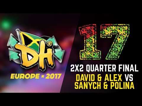 DHI EUROPE 2017 - 2VS2 1/4 FINAL - DAVID & ALEX (WIN) VS SANICH & POLINA