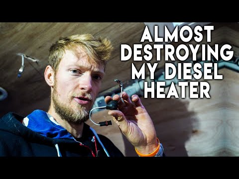 How NOT to change diesel heater glow plug + screen | Eberspacher Webasto | Yambulance Van Conversion